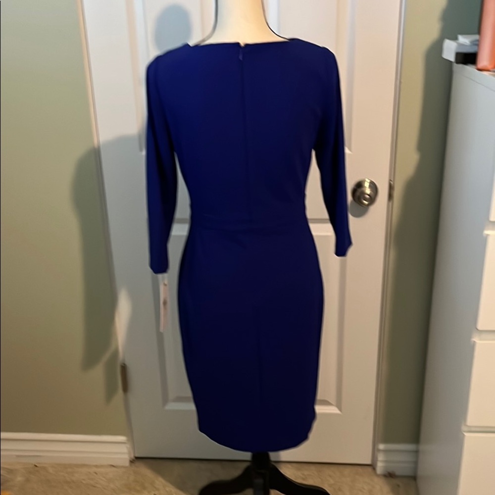 NWT Designer Blue Dress - Picture 3 of 5
